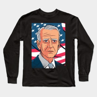 Joe Biden Portrait Long Sleeve T-Shirt